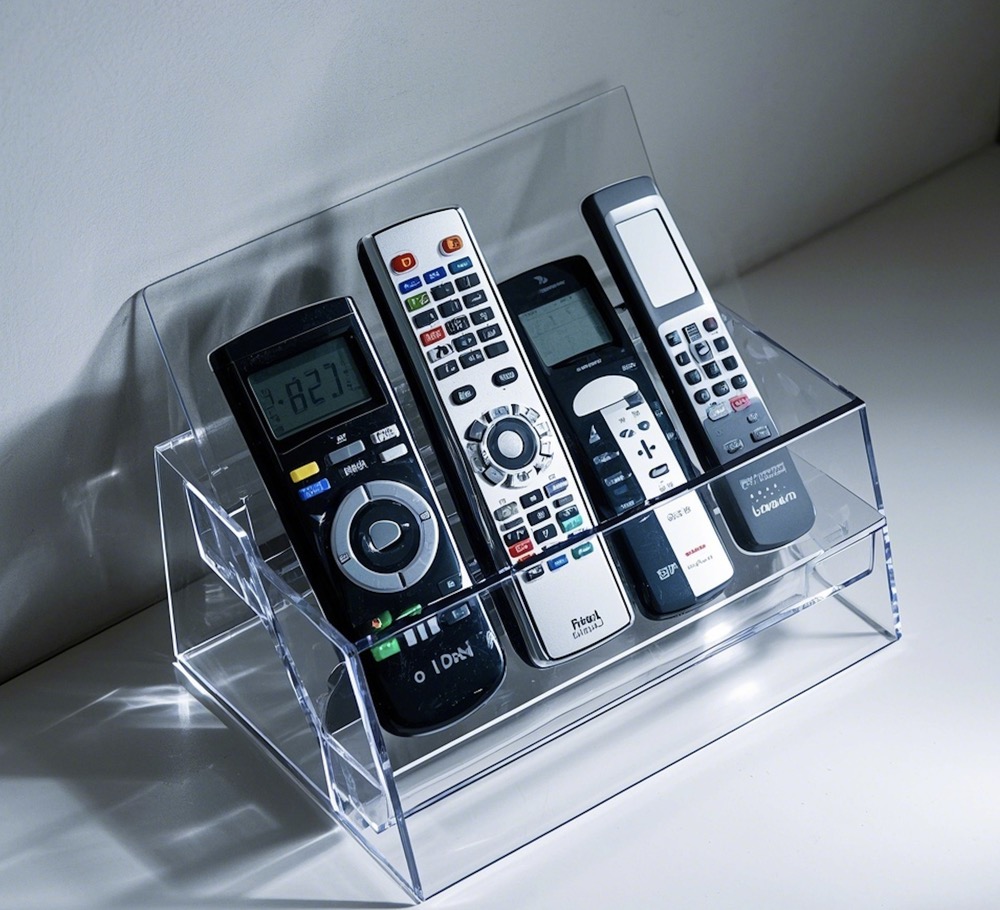 Acrylic remote control display stand