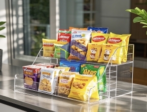 Acrylic snack display stand