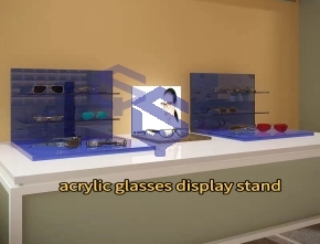 Acrylic glasses display stand