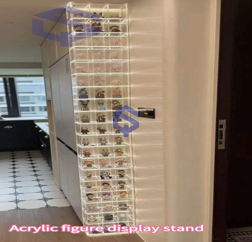 亚克力化妆品陈列盒 亚克力护护肤试用体验台 LED发光展示架