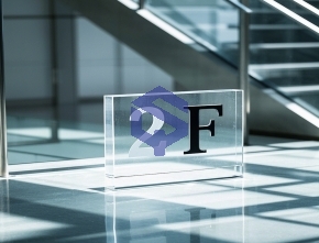 Acrylic floor sign