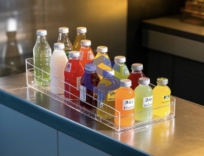Acrylic beverage display stand