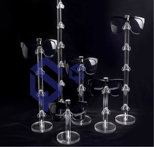 亚克力化妆品陈列盒 亚克力护护肤试用体验台 LED发光展示架