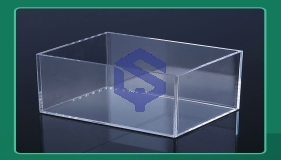 Transparent layered acrylic jewelry storage box: luxury jewe...