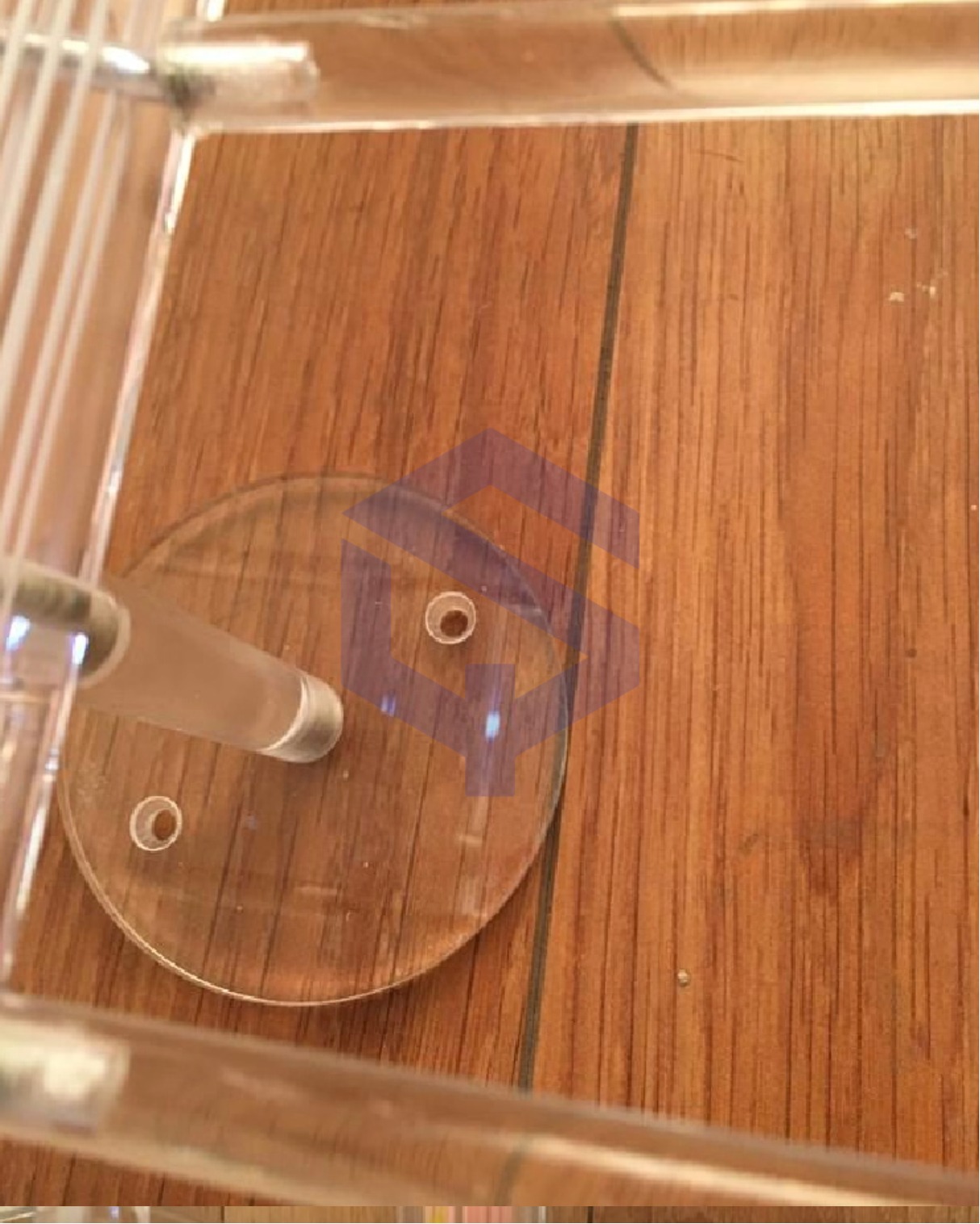 Acrylic eyewear display stand