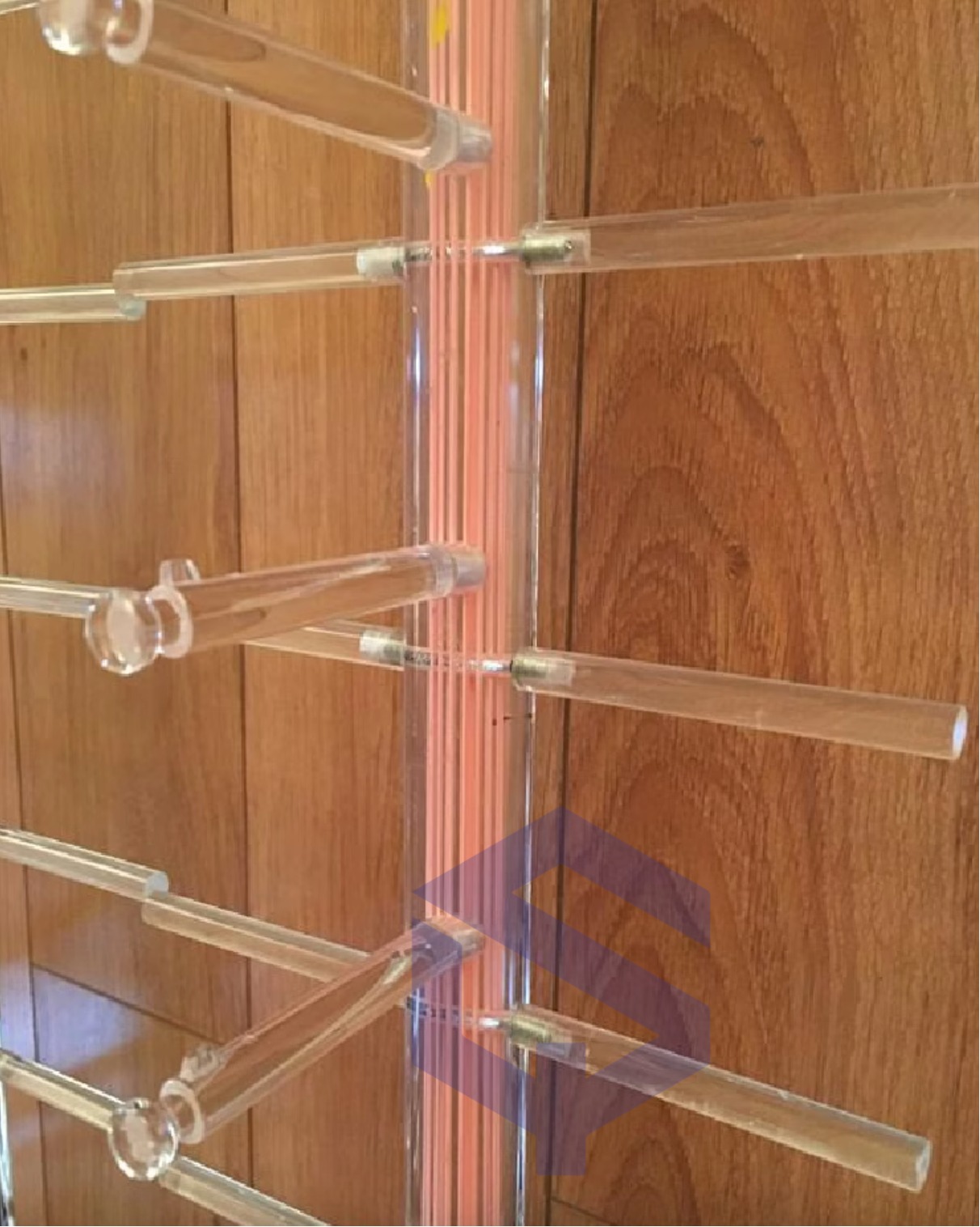 Acrylic eyewear display stand