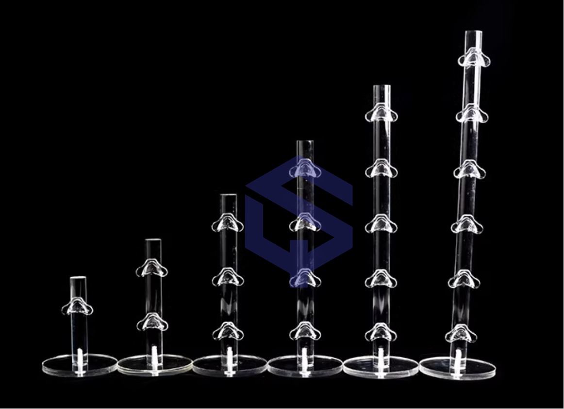 Acrylic hanging glasses display