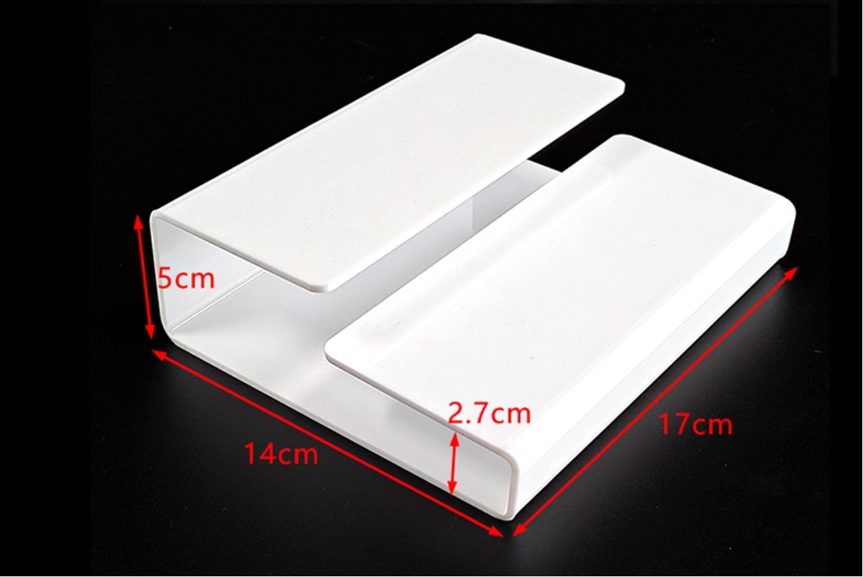 Stepped acrylic glasses display stand