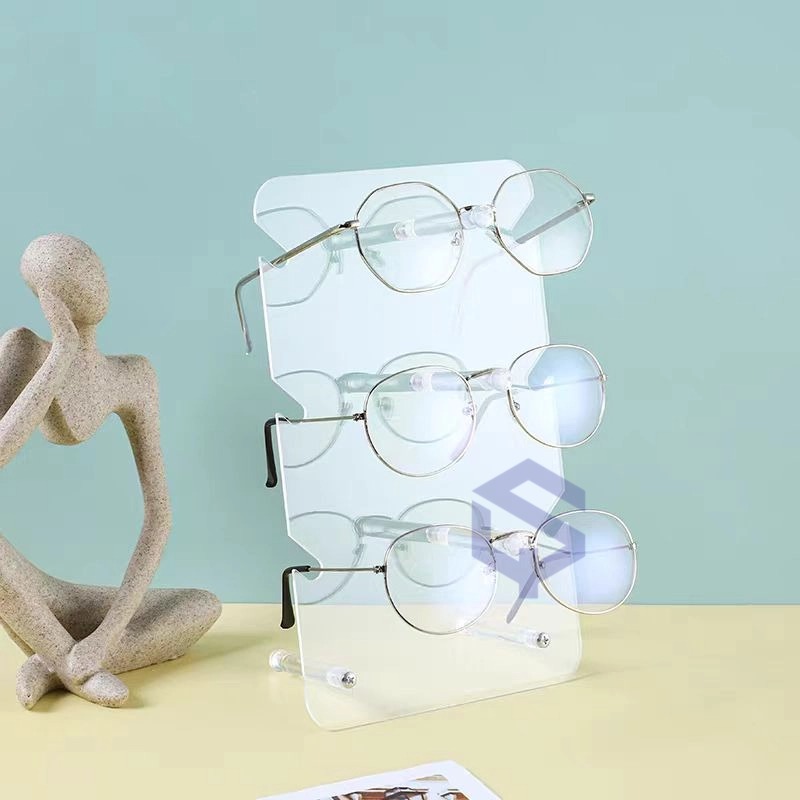 Tabletop acrylic glasses display stand