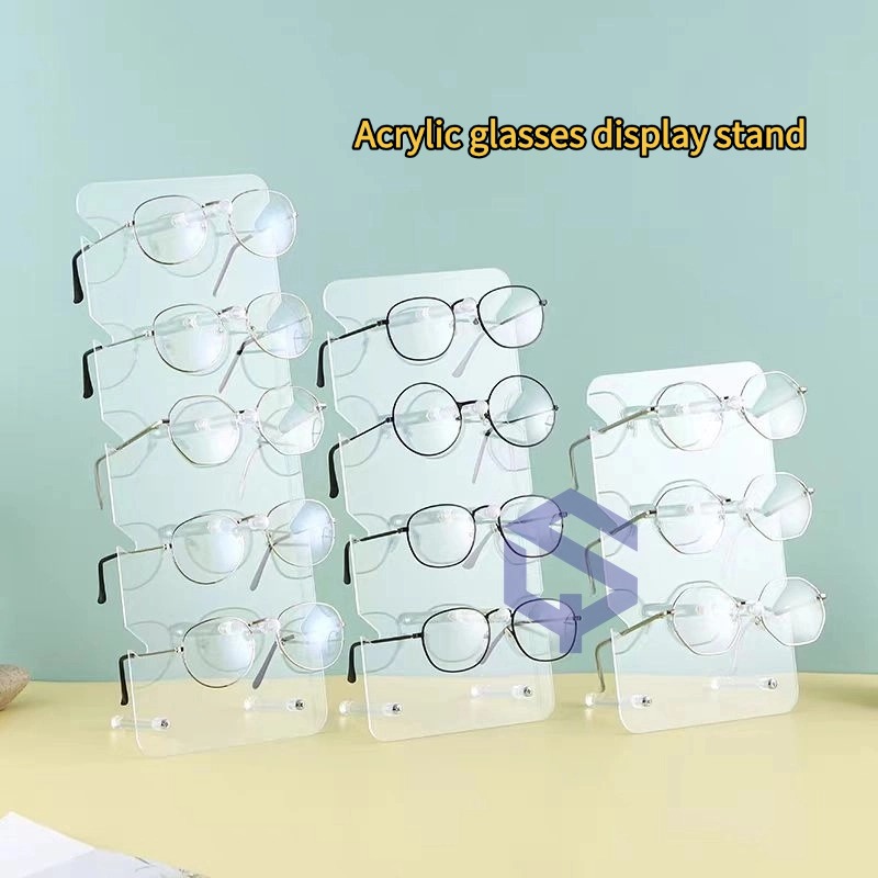 Tabletop acrylic glasses display stand