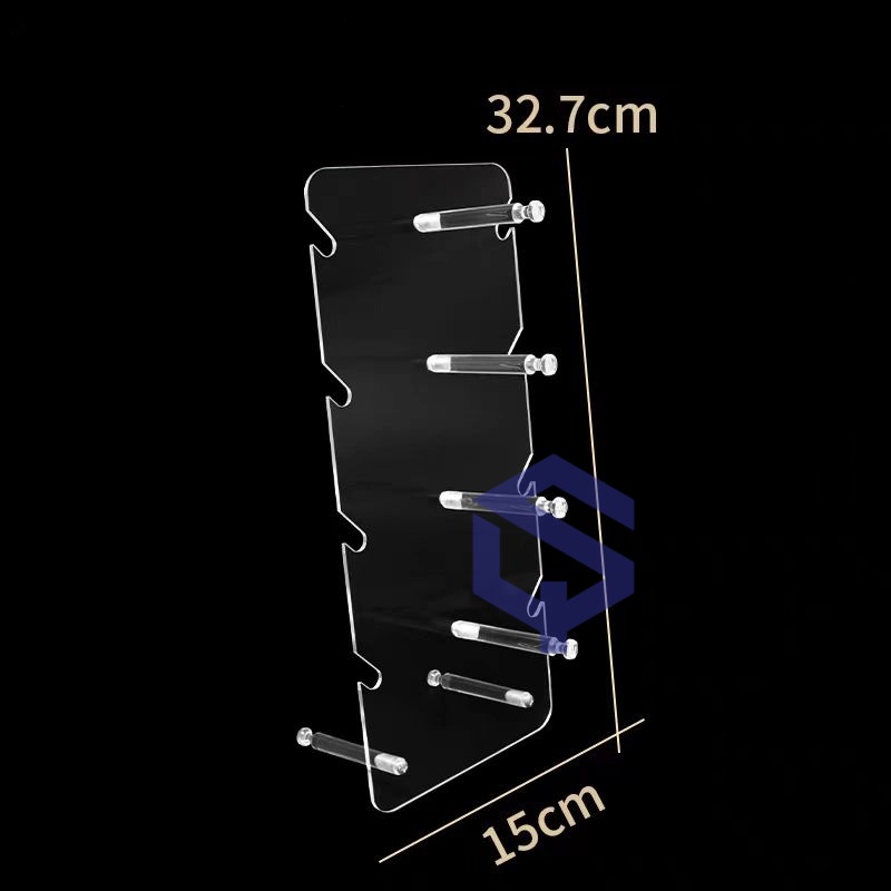 Tabletop acrylic glasses display stand
