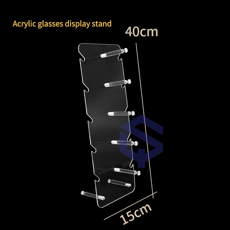 Tabletop acrylic glasses display stand