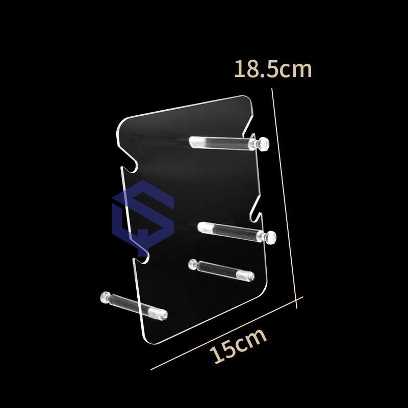 Tabletop acrylic glasses display stand