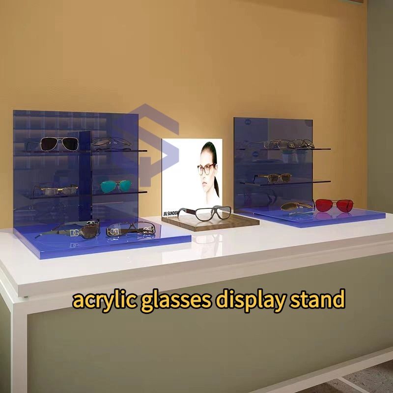 Acrylic glasses display stand