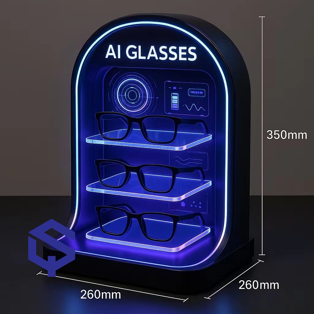 Acrylic AI Smart Glasses Display Stand
