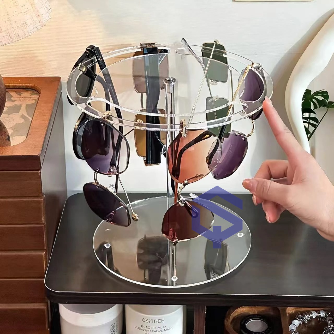 Acrylic glasses display stand_67