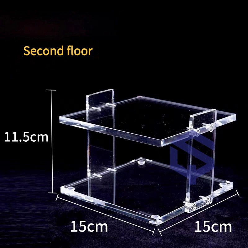 Transparent acrylic display stand