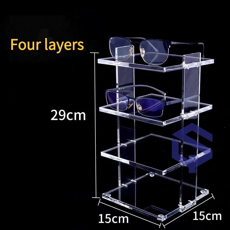 Transparent acrylic display stand